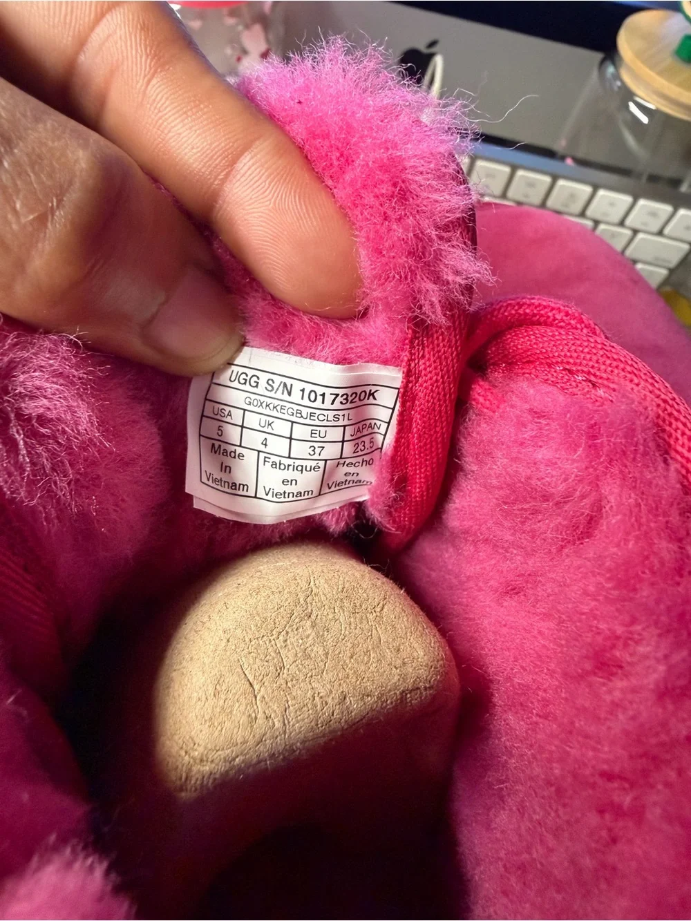 UGG  Boots in Hot Pink Suede